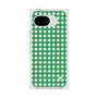 プレミアムスクエアケース［ Checkered Green - ギンガムチェック グリーン ］