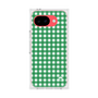 プレミアムスクエアケース［ Checkered Green - ギンガムチェック グリーン ］