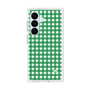 プレミアムスクエアケース［ Checkered Green - ギンガムチェック グリーン ］