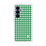 プレミアムスクエアケース［ Checkered Green - ギンガムチェック グリーン ］