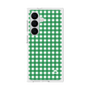 プレミアムスクエアケース［ Checkered Green - ギンガムチェック グリーン ］