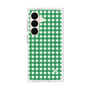 プレミアムスクエアケース［ Checkered Green - ギンガムチェック グリーン ］