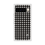 プレミアムスクエアケース［ Checkered Purple - ギンガムチェック ブラック ］