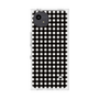 プレミアムスクエアケース［ Checkered Purple - ギンガムチェック ブラック ］