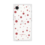 プレミアムスクエアケース［ Dippin dots Red - ディッピンドッツ レッド ］