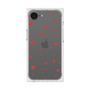 プレミアムスクエアケース［ Dippin dots Red - ディッピンドッツ レッド ］