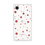プレミアムスクエアケース［ Dippin dots Red - ディッピンドッツ レッド ］