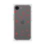 プレミアムスクエアケース［ Dippin dots Red - ディッピンドッツ レッド ］