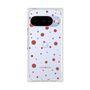 プレミアムスクエアケース［ Dippin dots Red - ディッピンドッツ レッド ］