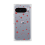 プレミアムスクエアケース［ Dippin dots Red - ディッピンドッツ レッド ］