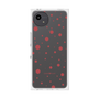 プレミアムスクエアケース［ Dippin dots Red - ディッピンドッツ レッド ］