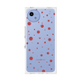 プレミアムスクエアケース［ Dippin dots Red - ディッピンドッツ レッド ］