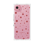プレミアムスクエアケース［ Dippin dots Red - ディッピンドッツ レッド ］