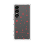 プレミアムスクエアケース［ Dippin dots Red - ディッピンドッツ レッド ］