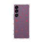 プレミアムスクエアケース［ Dippin dots Red - ディッピンドッツ レッド ］