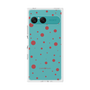 プレミアムスクエアケース［ Dippin dots Red - ディッピンドッツ レッド ］