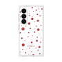 プレミアムスクエアケース［ Dippin dots Red - ディッピンドッツ レッド ］