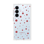 プレミアムスクエアケース［ Dippin dots Red - ディッピンドッツ レッド ］