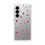プレミアムスクエアケース［ Dippin dots Red - ディッピンドッツ レッド ］