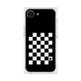 プレミアムスクエアケース［ Racing checkered flag - レーシングチェッカーフラッグ ］