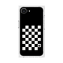 プレミアムスクエアケース［ Racing checkered flag - レーシングチェッカーフラッグ ］