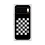 プレミアムスクエアケース［ Racing checkered flag - レーシングチェッカーフラッグ ］