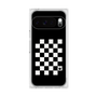 プレミアムスクエアケース［ Racing checkered flag - レーシングチェッカーフラッグ ］