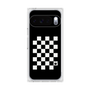 プレミアムスクエアケース［ Racing checkered flag - レーシングチェッカーフラッグ ］