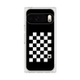 プレミアムスクエアケース［ Racing checkered flag - レーシングチェッカーフラッグ ］