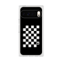 プレミアムスクエアケース［ Racing checkered flag - レーシングチェッカーフラッグ ］