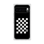 プレミアムスクエアケース［ Racing checkered flag - レーシングチェッカーフラッグ ］