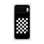 プレミアムスクエアケース［ Racing checkered flag - レーシングチェッカーフラッグ ］