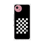 プレミアムスクエアケース［ Racing checkered flag - レーシングチェッカーフラッグ ］