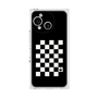 プレミアムスクエアケース［ Racing checkered flag - レーシングチェッカーフラッグ ］