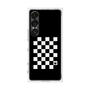 プレミアムスクエアケース［ Racing checkered flag - レーシングチェッカーフラッグ ］