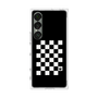プレミアムスクエアケース［ Racing checkered flag - レーシングチェッカーフラッグ ］