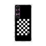 プレミアムスクエアケース［ Racing checkered flag - レーシングチェッカーフラッグ ］