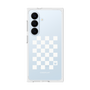 プレミアムスクエアケース［ Racing checkered flag White - レーシングチェッカーフラッグ ホワイト ］