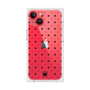 プレミアムスクエアケース［ CASEPLAY Crown dots Black - ケースプレイ・クラウン・ドッツ ブラック ］