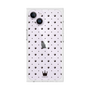 プレミアムスクエアケース［ CASEPLAY Crown dots Black - ケースプレイ・クラウン・ドッツ ブラック ］