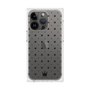 プレミアムスクエアケース［ CASEPLAY Crown dots Black - ケースプレイ・クラウン・ドッツ ブラック ］
