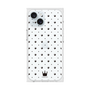 プレミアムスクエアケース［ CASEPLAY Crown dots Black - ケースプレイ・クラウン・ドッツ ブラック ］