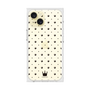 プレミアムスクエアケース［ CASEPLAY Crown dots Black - ケースプレイ・クラウン・ドッツ ブラック ］
