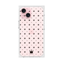 プレミアムスクエアケース［ CASEPLAY Crown dots Black - ケースプレイ・クラウン・ドッツ ブラック ］
