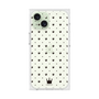 プレミアムスクエアケース［ CASEPLAY Crown dots Black - ケースプレイ・クラウン・ドッツ ブラック ］