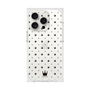 プレミアムスクエアケース［ CASEPLAY Crown dots Black - ケースプレイ・クラウン・ドッツ ブラック ］