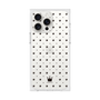 プレミアムスクエアケース［ CASEPLAY Crown dots Black - ケースプレイ・クラウン・ドッツ ブラック ］