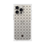 プレミアムスクエアケース［ CASEPLAY Crown dots Black - ケースプレイ・クラウン・ドッツ ブラック ］