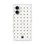 プレミアムスクエアケース［ CASEPLAY Crown dots Black - ケースプレイ・クラウン・ドッツ ブラック ］