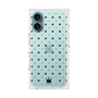 プレミアムスクエアケース［ CASEPLAY Crown dots Black - ケースプレイ・クラウン・ドッツ ブラック ］